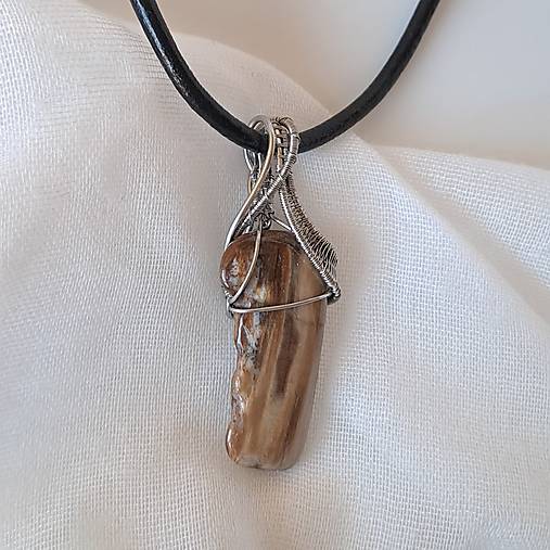 Náhrdelník - pánsky jaspis 2