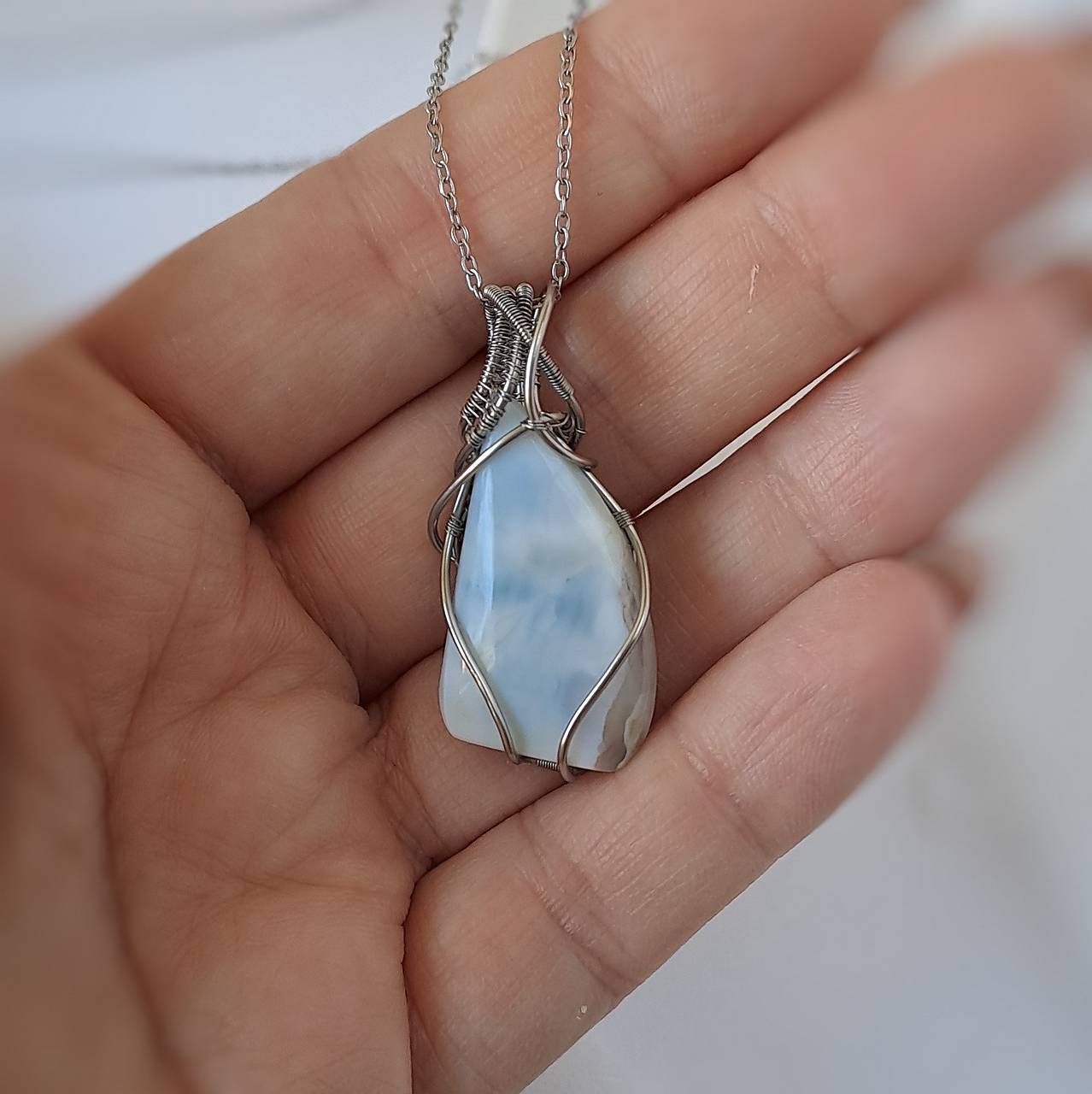 Opál modrý Owyhee svetlý