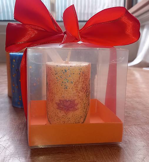 Sviečky - 3."POKOJ MYSLE" sviečka so zapusteným Selenitom.Ritualna energetická sviečka magická - 17811452_