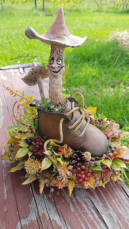 Dekorácie - ~VESELÉ HUBY~ - 17809631_