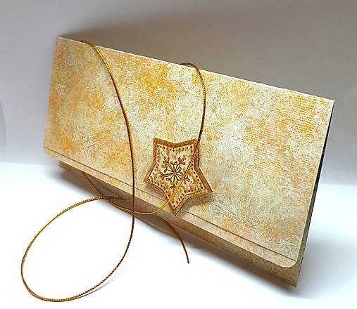 Papiernictvo - Darčeková obálka ... s hviezdičkou - 17812941_