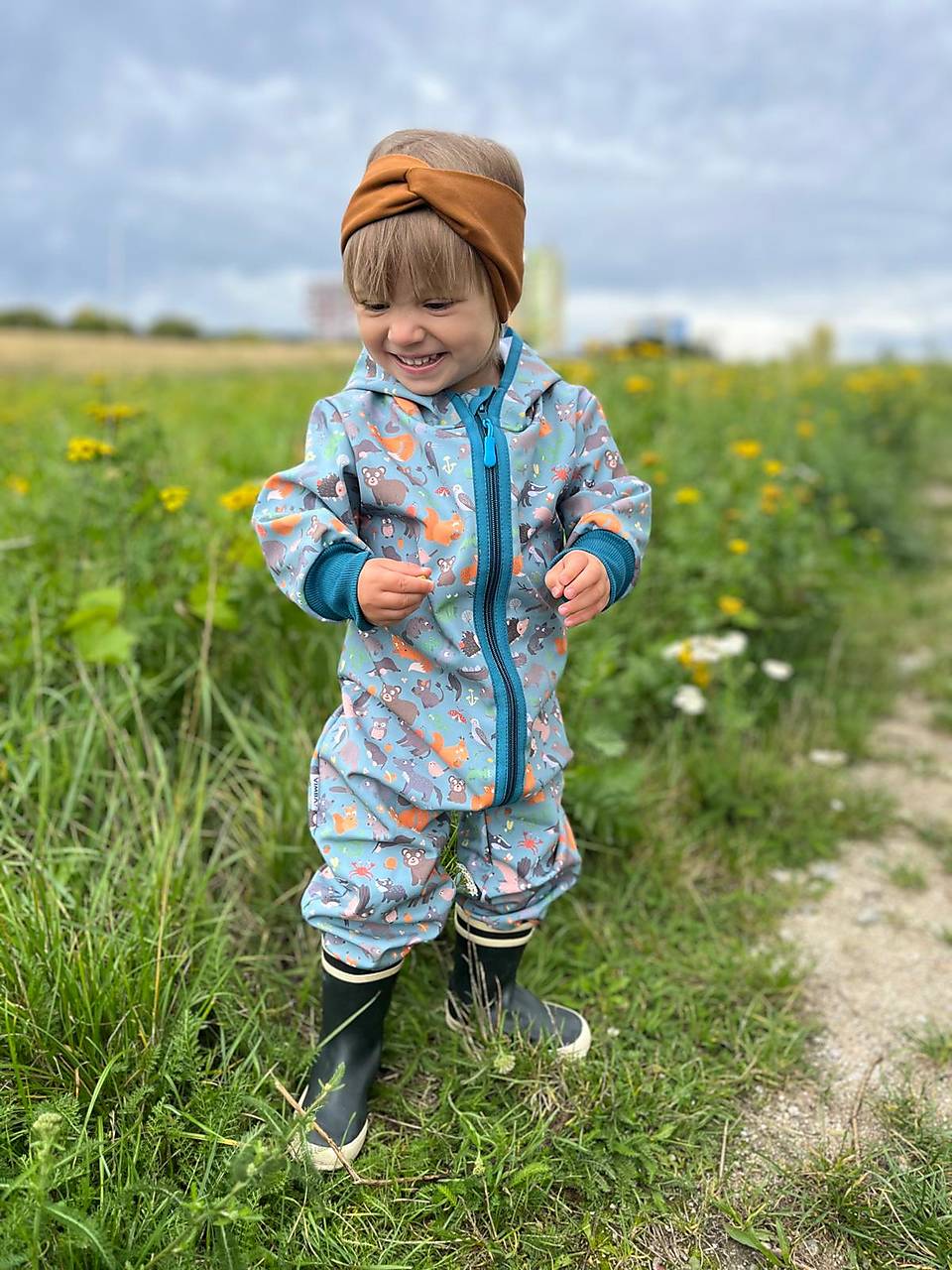 Softshellový overal "lesné zvieratká"