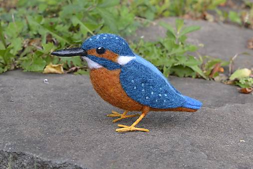 Dekorácie - Rybárik riečny  - 17812387_