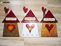 Dekorácie - Vešiačik na kľúče -domček - 17816873_