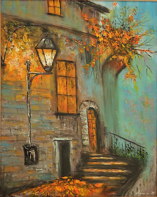 Obrazy - Jeseň v meste - 17814683_