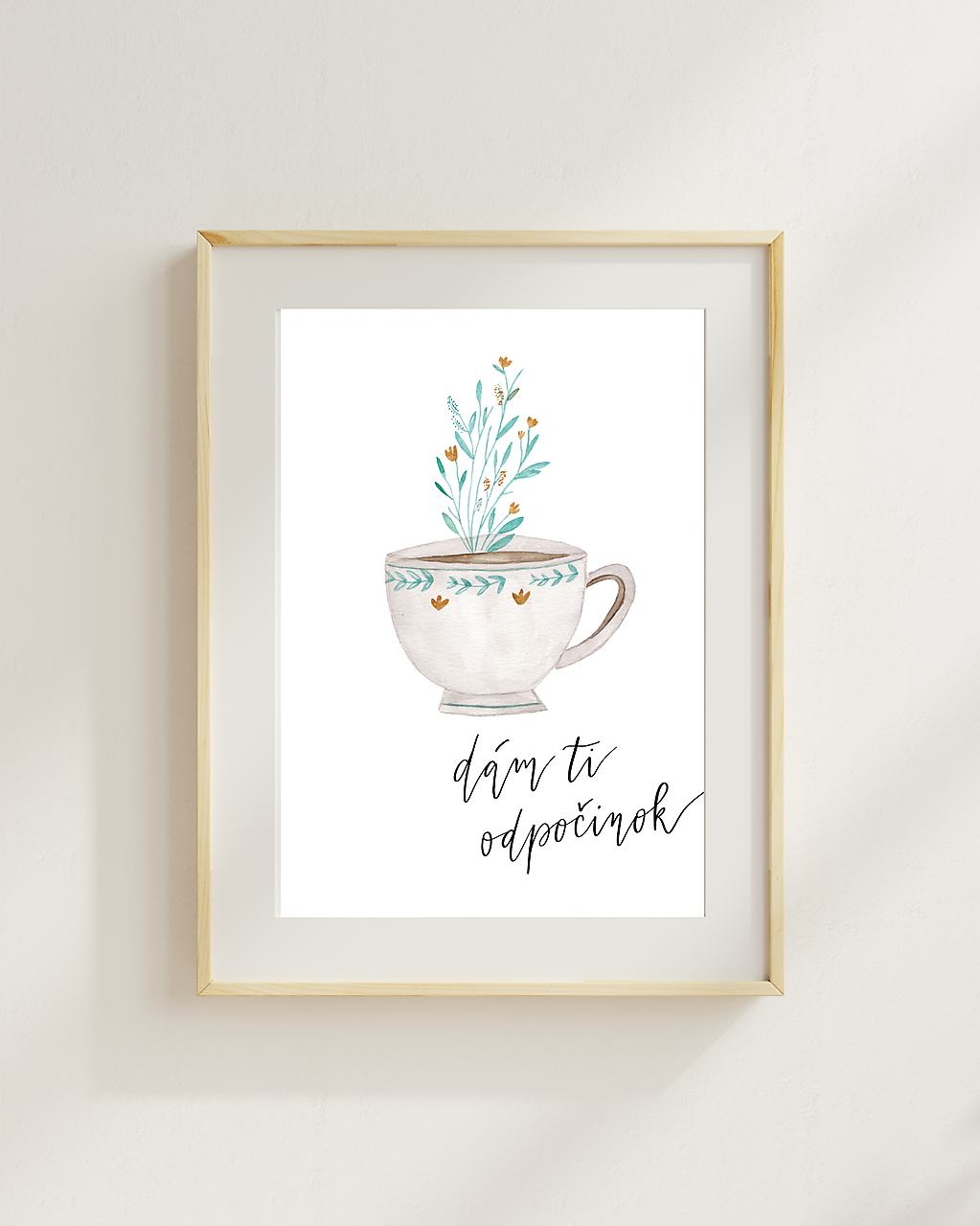 DÁM TI ODPOČINOK - art print