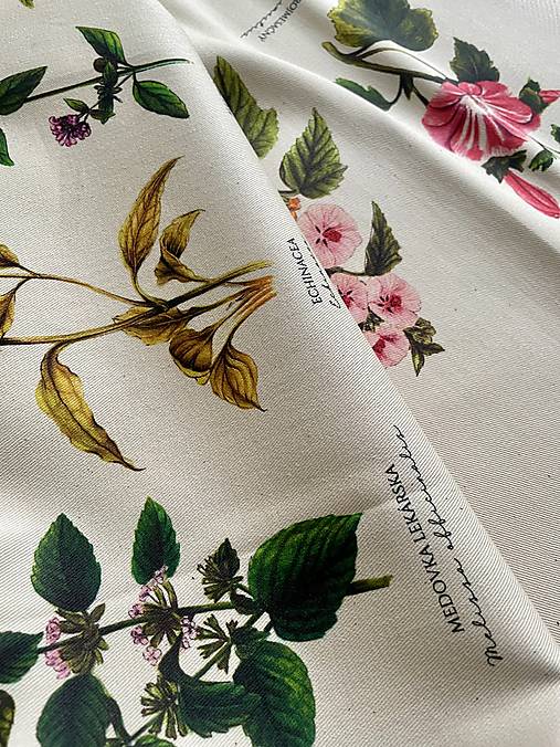Úžitkový textil - Kuchynská utierka BOTANICA - Autorský dizajn no.01 - 17816060_