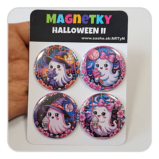 Magnetky - Sada magnetiek - Halloween II 02 - 17815677_