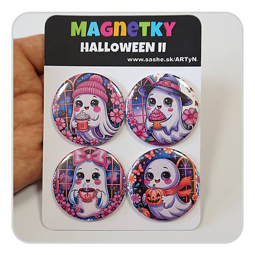 Magnetky - Sada magnetiek - Halloween II 03 - 17815680_