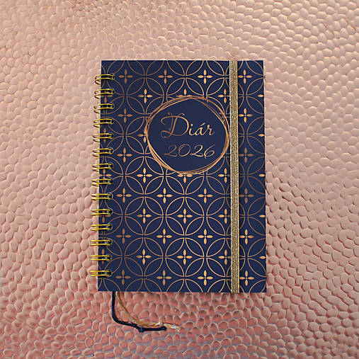 Papiernictvo - Diar 2026 (Japonská modrotlač) - 17817627_