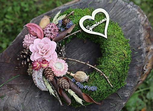 Dekorácie - Venček na dušičky - 17819885_