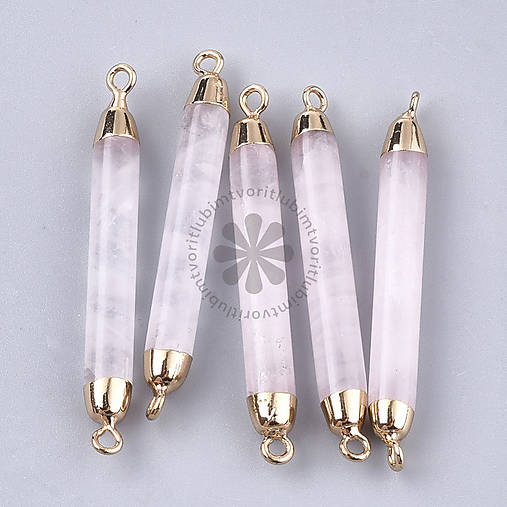 Minerály - (4921) Ruženin spojovníky, 45×5 mm - 1 ks - 17818614_