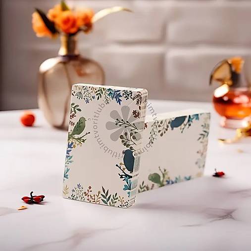 Obalový materiál - (3227) Karta papierová s grafikou, 6x10 cm - 10 ks - 17819706_