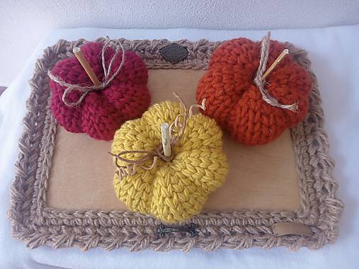 Dekorácie - TEKVIČKY SKLADOM  (Hrdzavá) - 17819657_