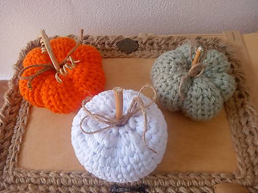 Dekorácie - TEKVIČKY SKLADOM  (Oranžová ostrá) - 17819786_