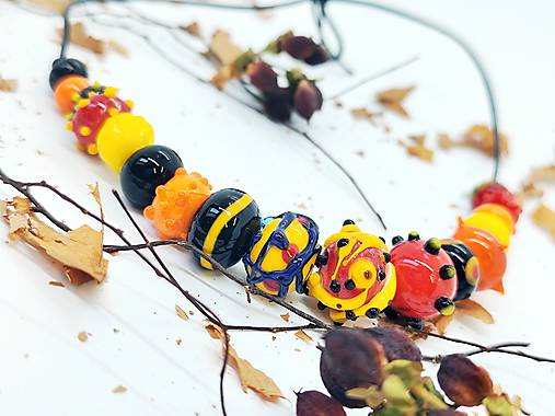 Náhrdelník „MELISA“ zo skla