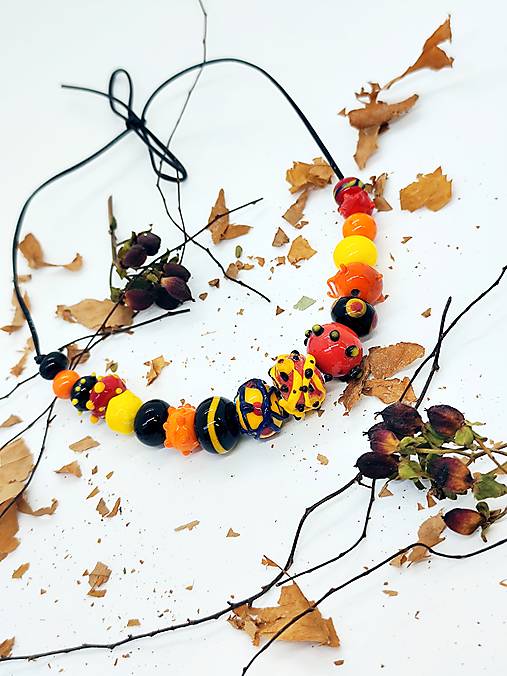 Náhrdelník „MELISA“ zo skla