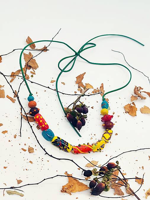 Náhrdelník „KLARISSA“ zo skla