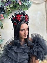 Čiapky, čelenky, klobúky - Frida čelenka "nočné tance" - 17819607_