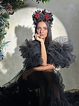 Čiapky, čelenky, klobúky - Frida čelenka "nočné tance" - 17819615_