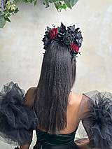 Čiapky, čelenky, klobúky - Frida čelenka "nočné tance" - 17819617_