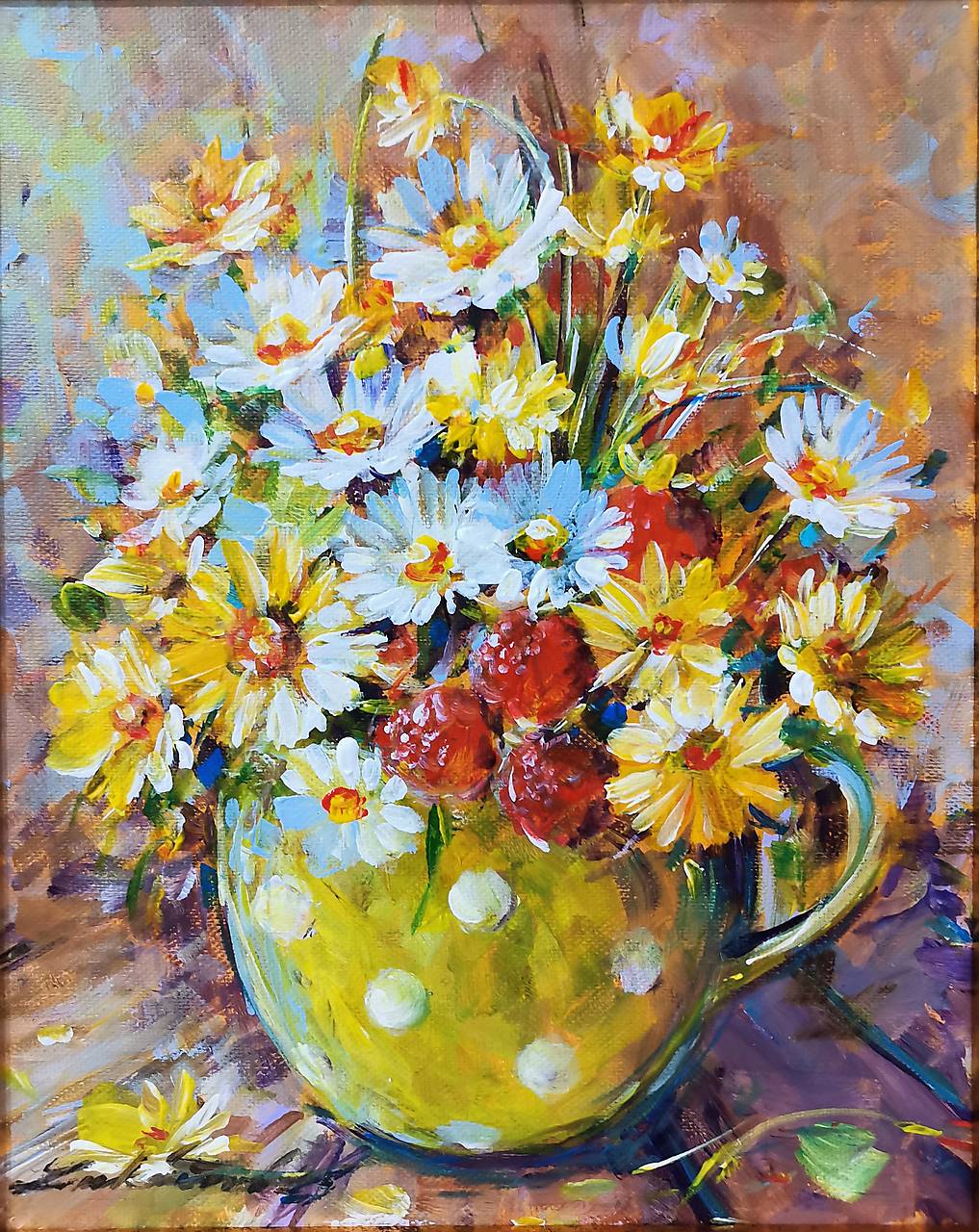 Kytička s jahôdkami