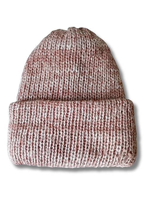 Čiapky, čelenky, klobúky - Ručne štrikovaná čiapka - unisex dospelí/tínedžeri - 17820648_