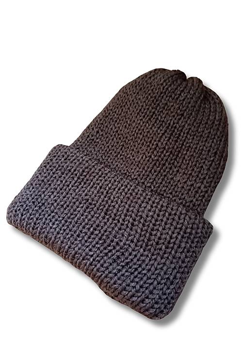 Čiapky, čelenky, klobúky - Ručne štrikovaná čiapka - unisex dospelí/tínedžeri - 17820680_