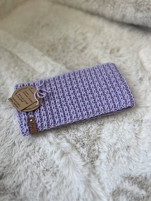 Ručne háčkovaná čelenka (50%merino, 50%akryl)