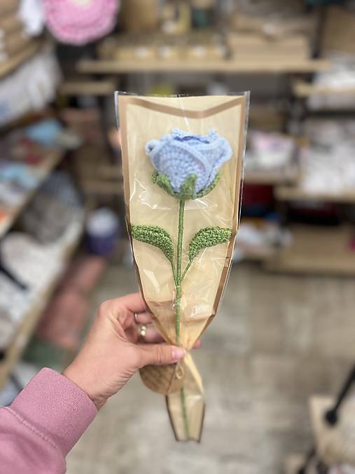 Ručne háčkovaný kvet (6)