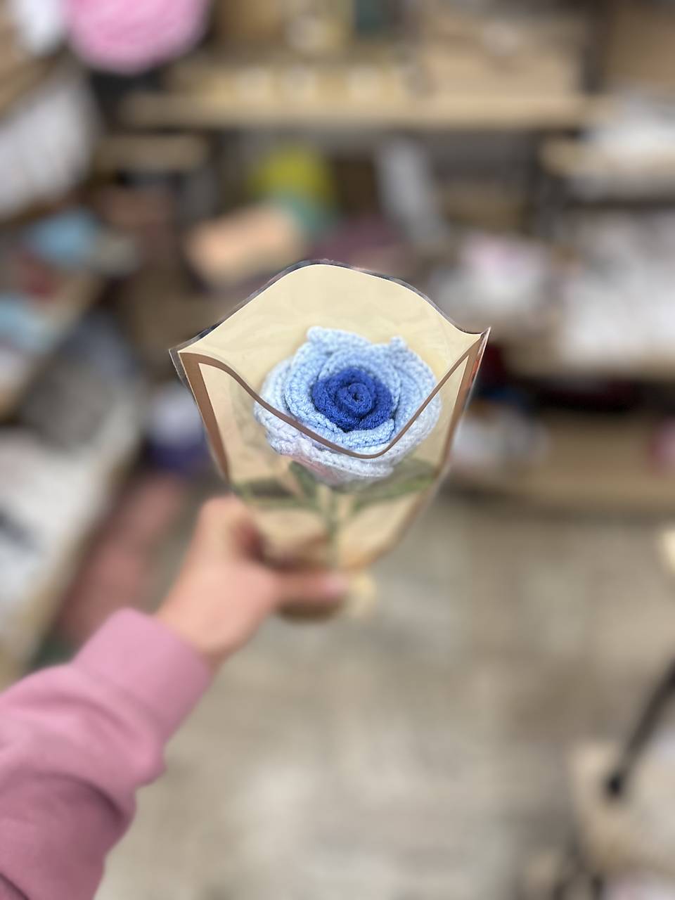 Ručne háčkovaný kvet (6)