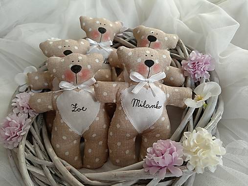 Darčeky pre svadobčanov - Macíky do ručičky :-) - 17818798_