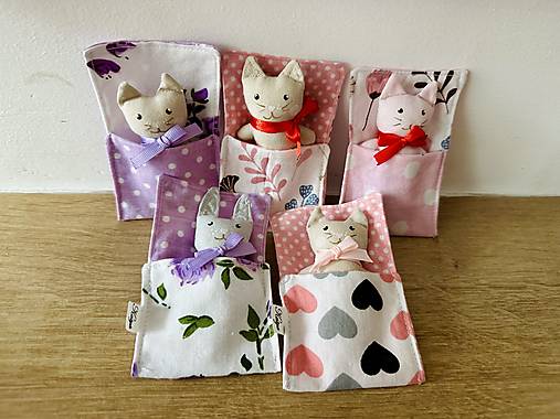 Hračky - MiNi mačička/zajko v perinke - 17819310_