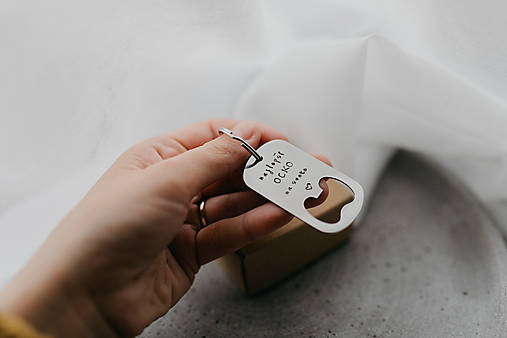 Kľúčenky - Kľúčenka s otvárakom - Najlepší ocko na svete - 17821887_