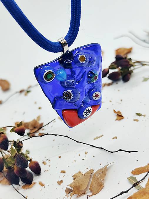 Sklenený prívesok "KITTI"