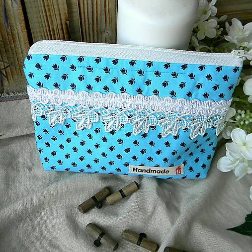 Taštičky - Taštička - tyrkysová - 17823027_