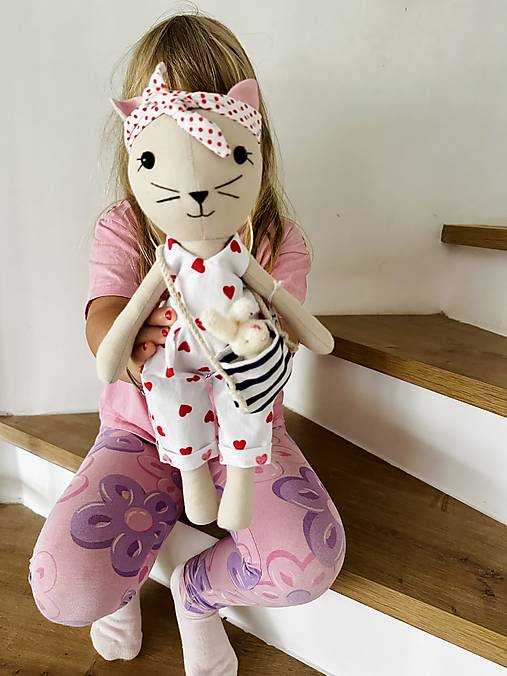 Hračky - Mačička Eliška - 17822124_