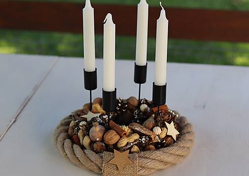 Dekorácie - Adventný veniec - 17826586_