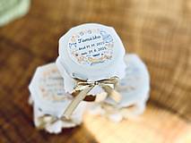 Darčeky pre svadobčanov - Minimedík na krstiny - 17826282_