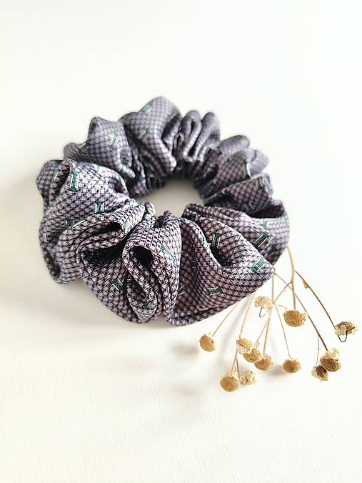 Basic MAXI scrunchie (Šedá)