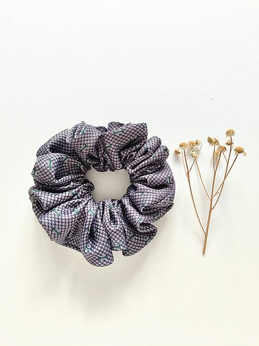 Basic MAXI scrunchie (Šedá)