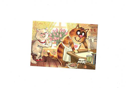 Papier - Pohľadnica "koláčik pre Teba" - 17827066_