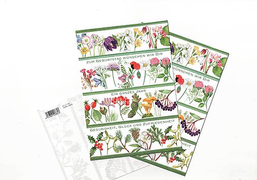 Papier - Pohľadnica "narodeninové prianie" - 17827101_