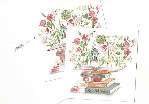 Papier - Pohľadnica - príbehy v knihách - 17827152_