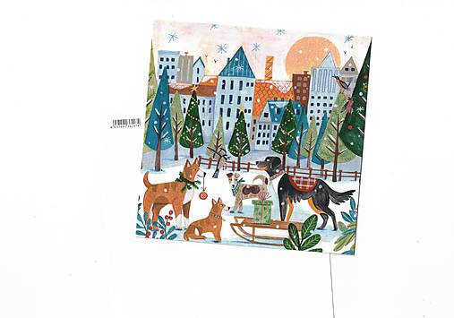 Papier - Pohľadnica - darčeky v dogparku - 17827182_