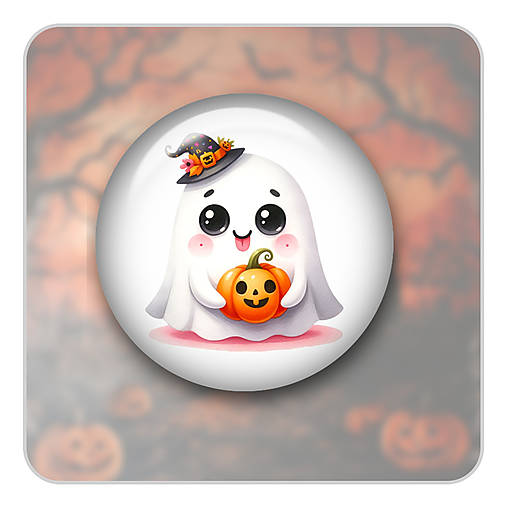 Brošne - Odznak - Duch Halloween 07 - 17824965_