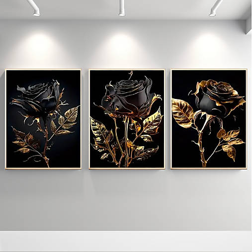 Obrazy - Trilógia - Ruže - 17826741_