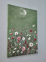 Obrazy - Midnight flowers 3 - 17828175_