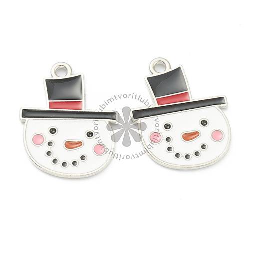 Komponenty - (6092) Snehuliak, 21x16 mm - 1 ks - 17828546_