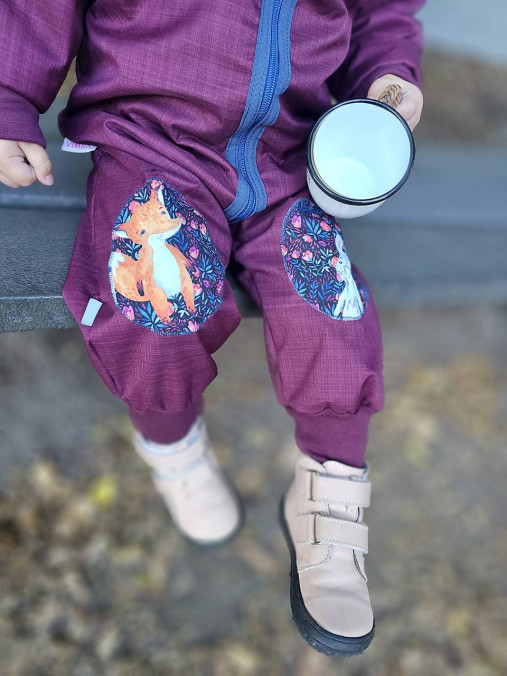 Softshellový overal s barančekom "rabbit&fox"